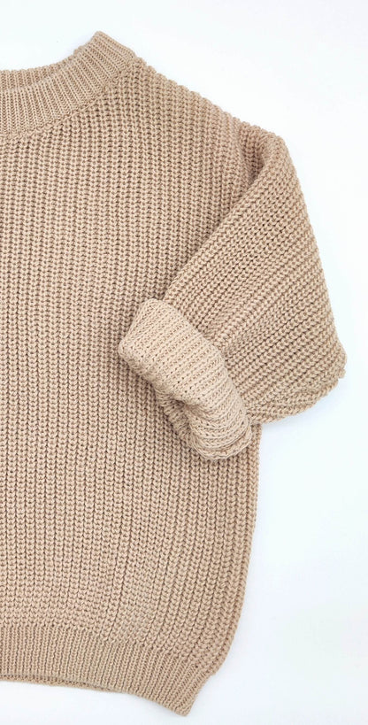 Strickpullover Sand