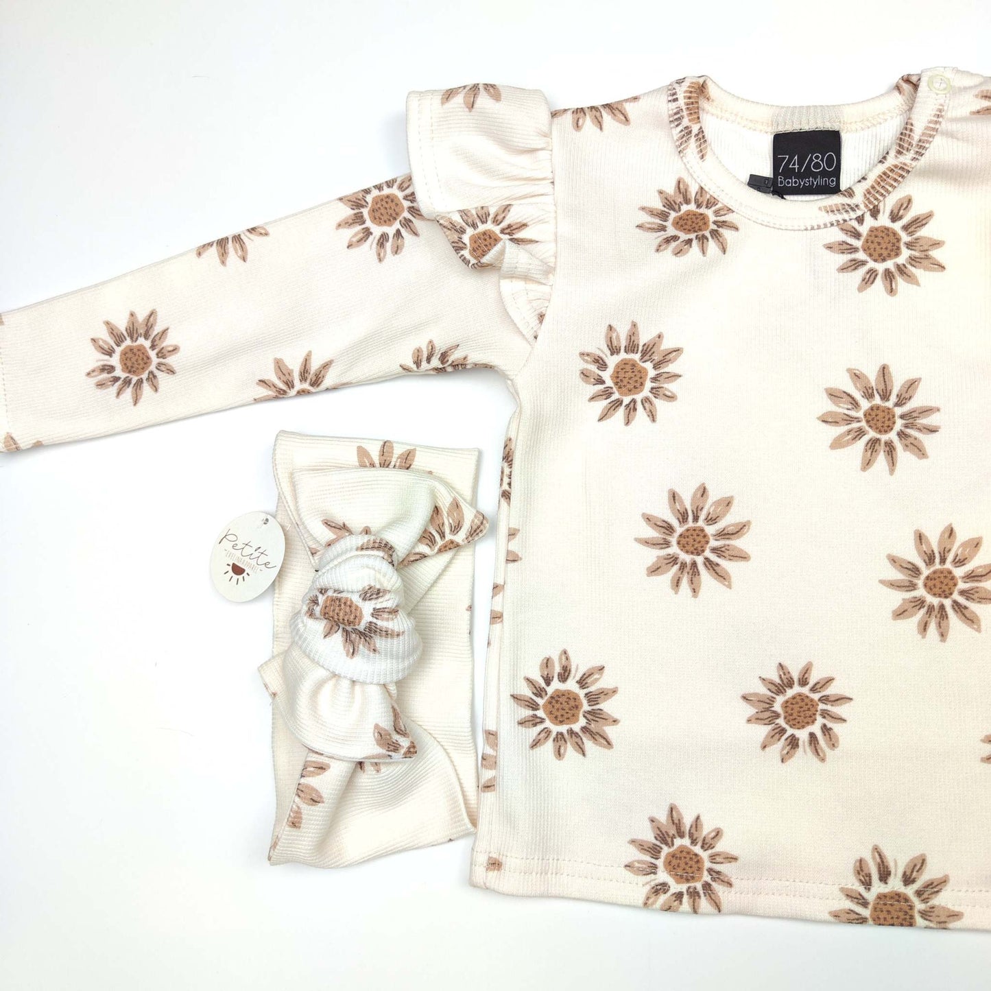 Langarmshirt Sunflower Rippstrick - Ninnamania