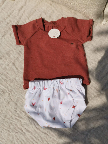 Baby Girl Sommer Set " Heart"