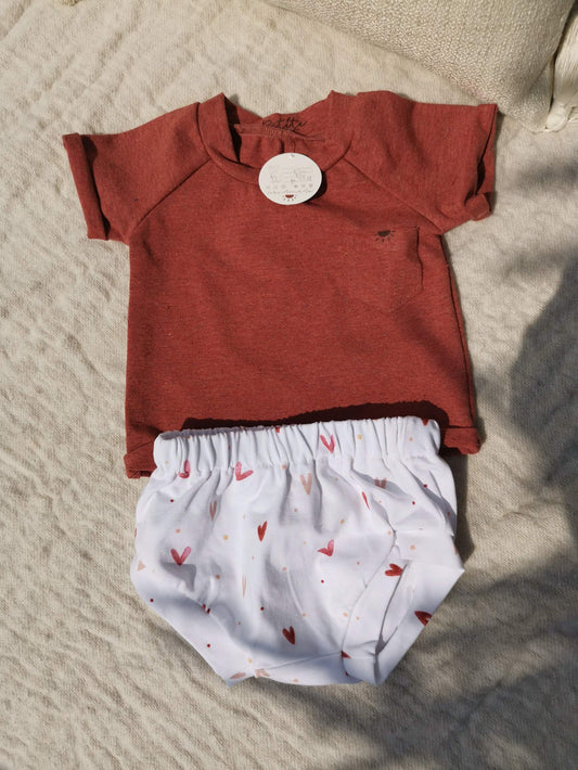 Baby Girl Sommer Set " Heart" - Ninnamania